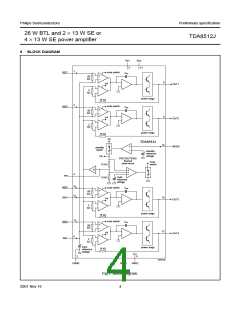 浏览型号TDA8512J的Datasheet PDF文件第4页