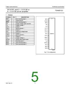 浏览型号TDA8512J的Datasheet PDF文件第5页