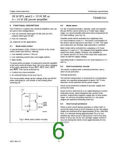浏览型号TDA8512J的Datasheet PDF文件第6页