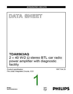 浏览型号TDA8563的Datasheet PDF文件第1页