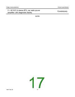 浏览型号TDA8563的Datasheet PDF文件第17页