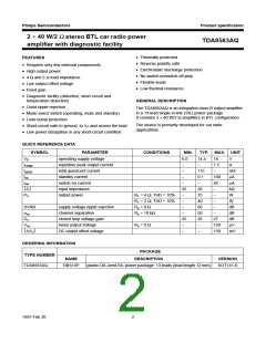 浏览型号TDA8563的Datasheet PDF文件第2页