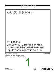 浏览型号TDA8566Q的Datasheet PDF文件第1页