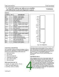 浏览型号TDA8566Q的Datasheet PDF文件第4页