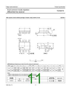 浏览型号TDA8579的Datasheet PDF文件第11页