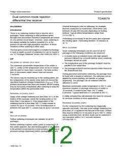浏览型号TDA8579的Datasheet PDF文件第12页