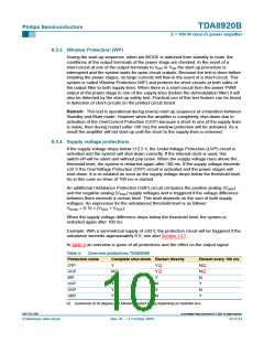 浏览型号TDA8920BJ的Datasheet PDF文件第10页