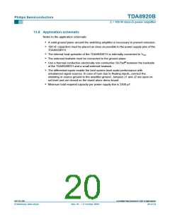 浏览型号TDA8920BJ的Datasheet PDF文件第20页