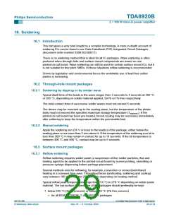 浏览型号TDA8920BJ的Datasheet PDF文件第29页