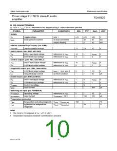 浏览型号TDA8926的Datasheet PDF文件第10页