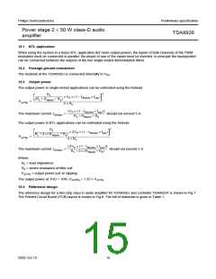 浏览型号TDA8926的Datasheet PDF文件第15页