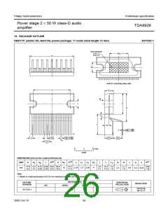 浏览型号TDA8926的Datasheet PDF文件第26页