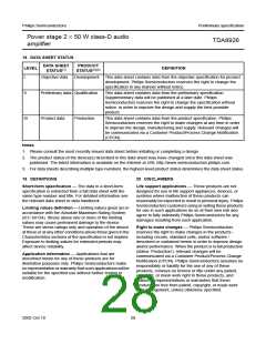 浏览型号TDA8926的Datasheet PDF文件第28页