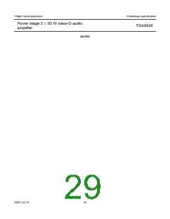 浏览型号TDA8926的Datasheet PDF文件第29页