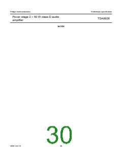 浏览型号TDA8926的Datasheet PDF文件第30页