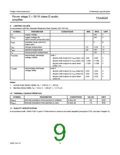 浏览型号TDA8926的Datasheet PDF文件第9页