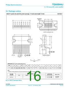浏览型号TDA8944的Datasheet PDF文件第16页