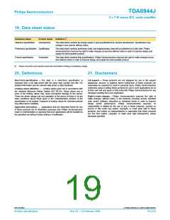 浏览型号TDA8944的Datasheet PDF文件第19页