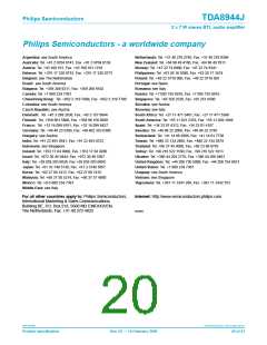 浏览型号TDA8944的Datasheet PDF文件第20页