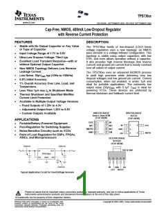 浏览型号TPS73633DBVR的Datasheet PDF文件第1页