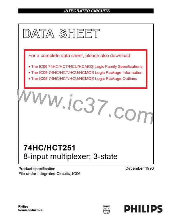 74HC251图片预览