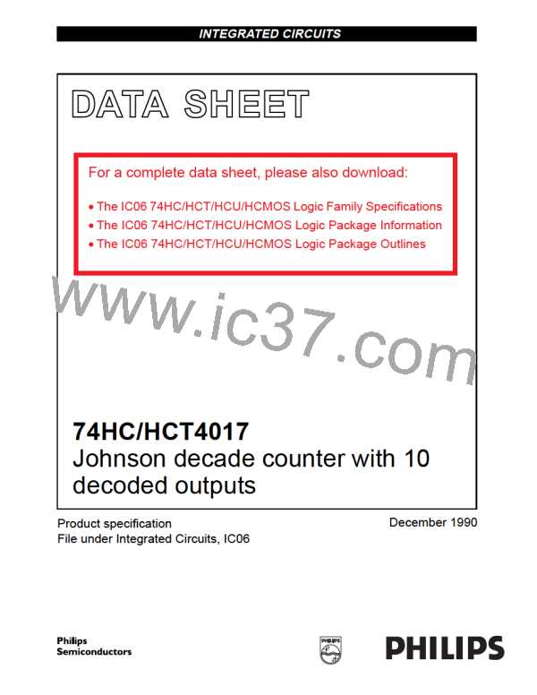 74HC4017图片预览