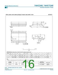 浏览型号74HC245的Datasheet PDF文件第16页