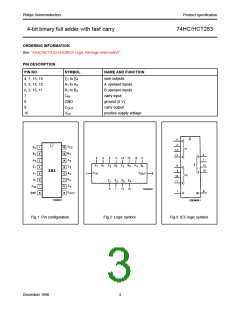 浏览型号74HC283的Datasheet PDF文件第3页