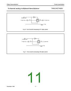 浏览型号74HC4051D的Datasheet PDF文件第11页