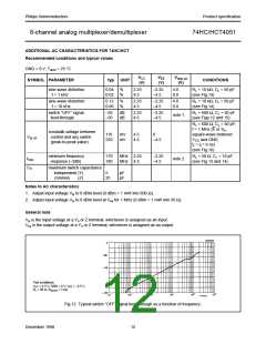 浏览型号74HC4051D的Datasheet PDF文件第12页