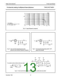 浏览型号74HC4051D的Datasheet PDF文件第13页
