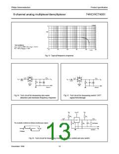 浏览型号74HC4051PW-T的Datasheet PDF文件第13页