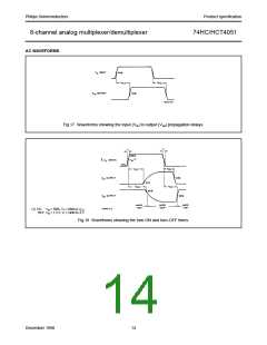 浏览型号74HC4051D的Datasheet PDF文件第14页