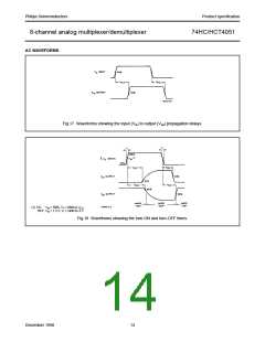 浏览型号74HC4051的Datasheet PDF文件第14页