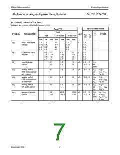 浏览型号74HC4051N的Datasheet PDF文件第7页