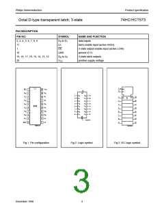 浏览型号74HC573PW的Datasheet PDF文件第3页