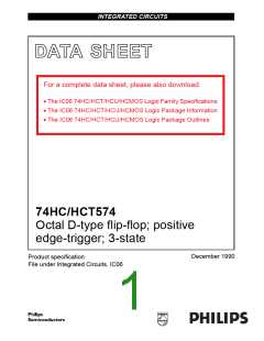 浏览型号74HC574N的Datasheet PDF文件第1页