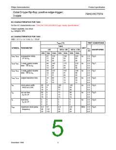 浏览型号74HC574N的Datasheet PDF文件第5页