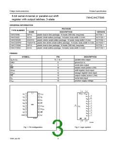 浏览型号74HC595D的Datasheet PDF文件第3页