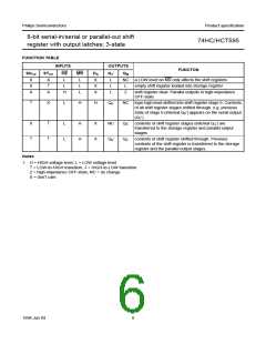浏览型号74HC595D的Datasheet PDF文件第6页