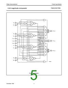浏览型号74HC85的Datasheet PDF文件第5页