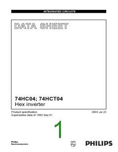 浏览型号74HCT04N的Datasheet PDF文件第1页