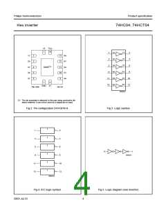 浏览型号74HCT04N的Datasheet PDF文件第4页