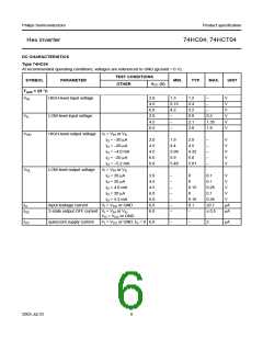 浏览型号74HCT04N的Datasheet PDF文件第6页