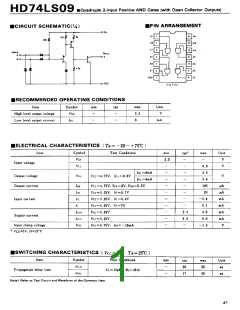 浏览型号74LS09的Datasheet PDF文件第1页