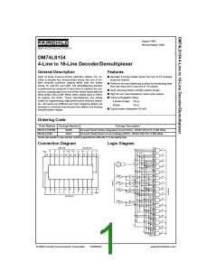 浏览型号74LS154的Datasheet PDF文件第1页