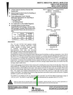 浏览型号74LS173的Datasheet PDF文件第1页