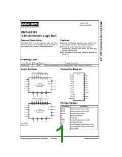 浏览型号74LS181的Datasheet PDF文件第1页
