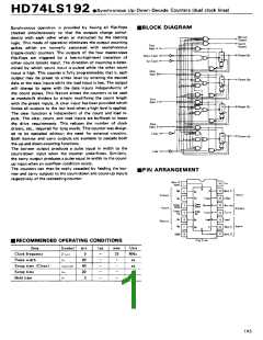 浏览型号74LS192的Datasheet PDF文件第1页