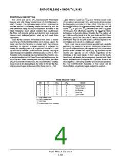 浏览型号74LS193的Datasheet PDF文件第4页